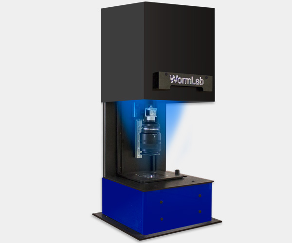 This is a WormLab system to track C. elegans and other nematodes.